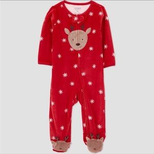 Carter's Festive Reindeer Footie Pajamas